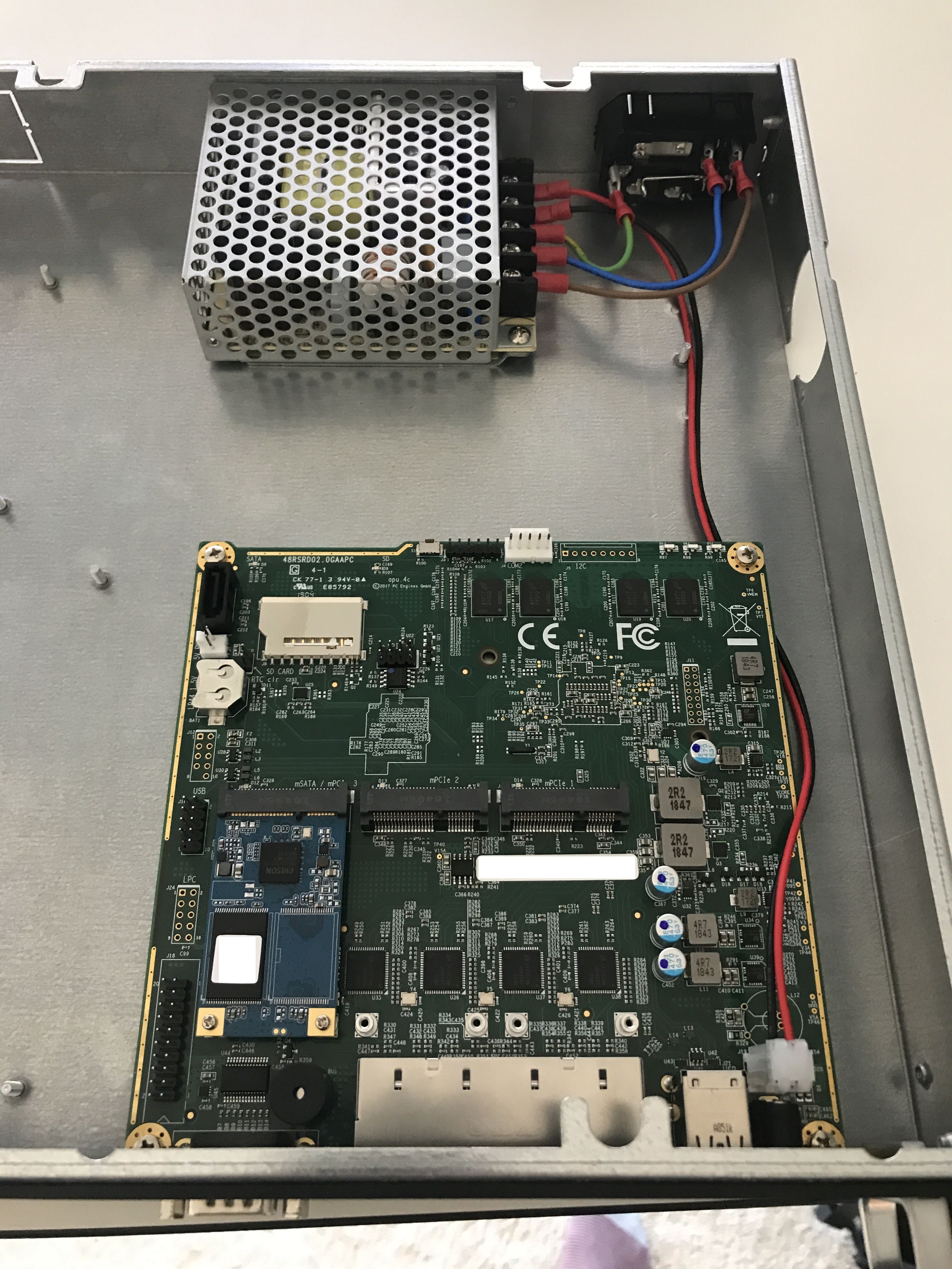 APU4 rack module #3 with PSU
